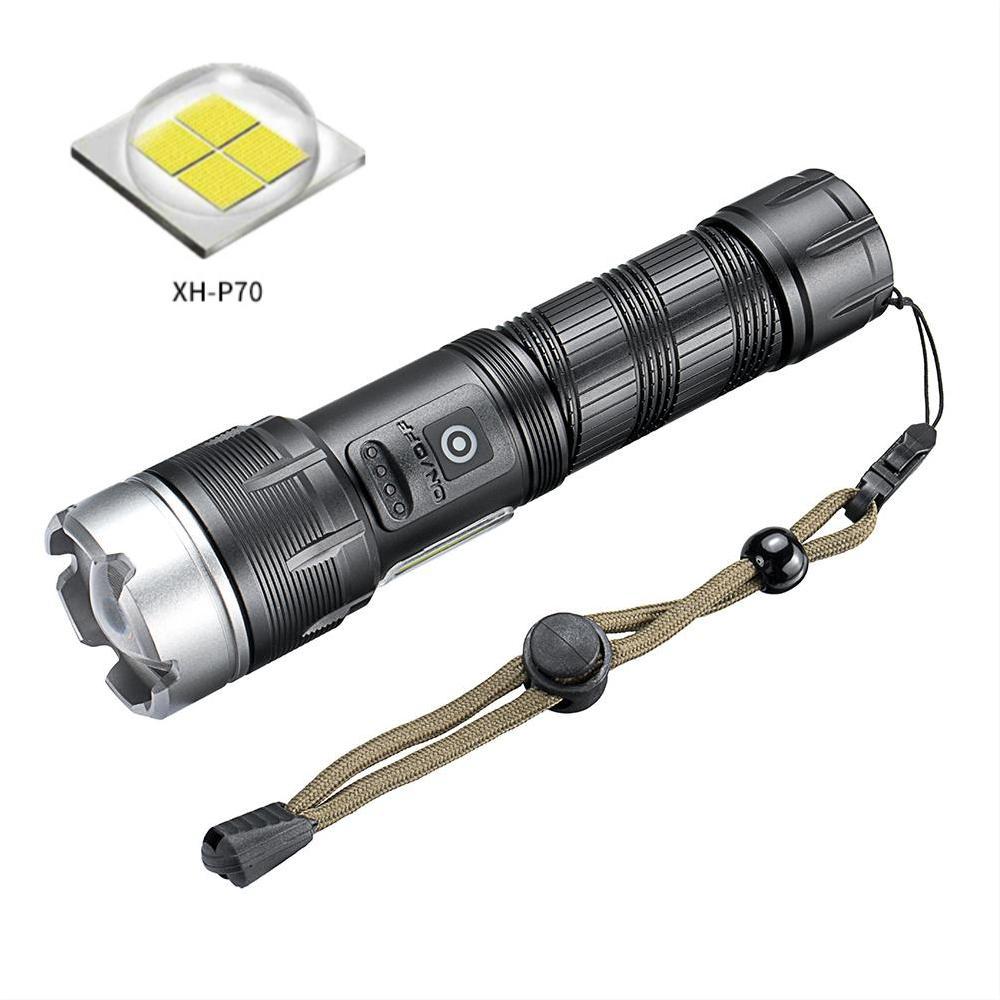 YM126 Rechargeable Zoom 1000Lm COB Multifunctional Flashlight